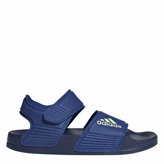 Adidas Adilette Sandal K Sliders Unisex Kids Blue/Grn Spark 
