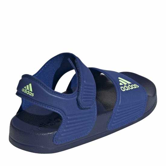 Adidas Adilette Sandal K Sliders Unisex Kids Blue/Grn Spark 