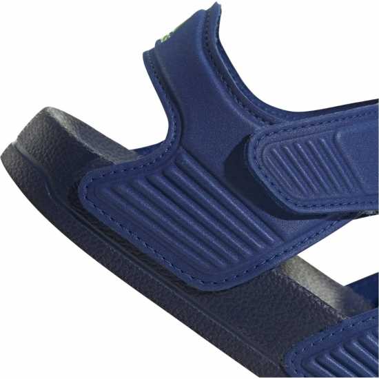 Adidas Adilette Sandal K Sliders Unisex Kids Blue/Grn Spark 