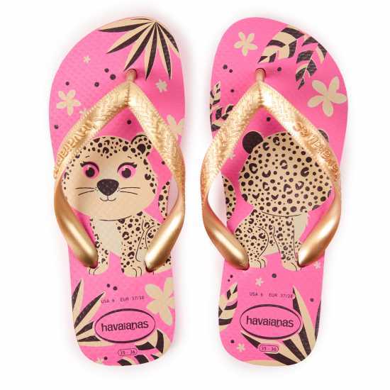 Havaianas Джапанки Hav. Kids Top Pets Navy Blue/rose G Flip Flops Unisex Pink Flux 