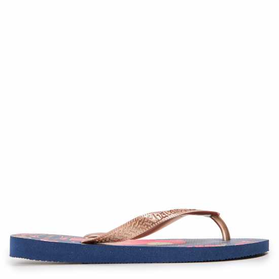 Havaianas Джапанки Hav. Kids Top Pets Navy Blue/rose G Flip Flops Unisex  