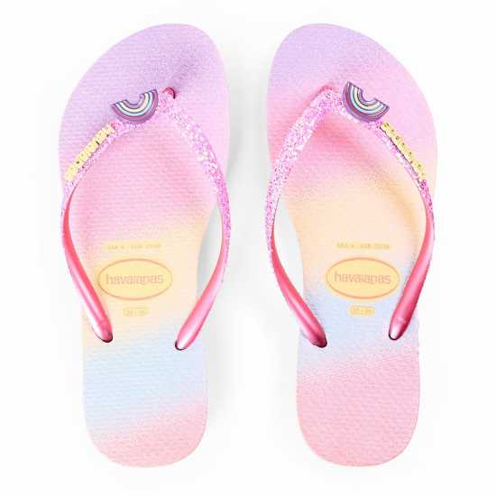 Havaianas Джапанки Hav. Kids Slim Glitter Trendy Pink Flip Flops Unisex  