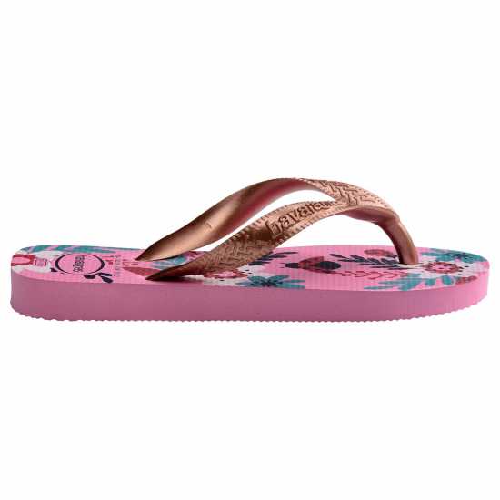 Havaianas Flores Jn33 Pink Детски сандали и джапанки