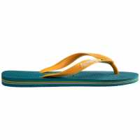 Havaianas Джапанки Hav. Brasil Logo Vibe Green 35/36 Flip Flops Womens  Дамски обувки