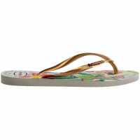 Havaianas Джапанки Hav. Slim Tropical White/blue 37/38 Flip Flops Womens  