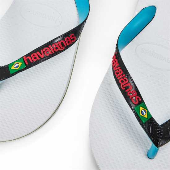 Havaianas Джапанки Hav. Brasil Mix White/black 35/36 Flip Flops Womens Havaianas Джапанки Hav. Brasil Mix White/black 35/36 Flip Flops Womens