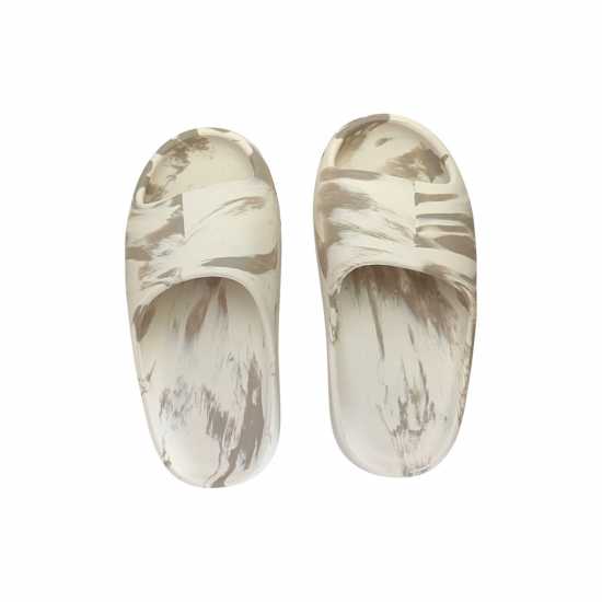 Jack Wills Chunky Sliders Junior White Marble Jack Wills Chunky Sliders Junior White Marble