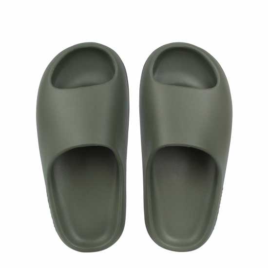 Jack Wills Chunky Sliders Тъмно зелено Детски сандали и джапанки