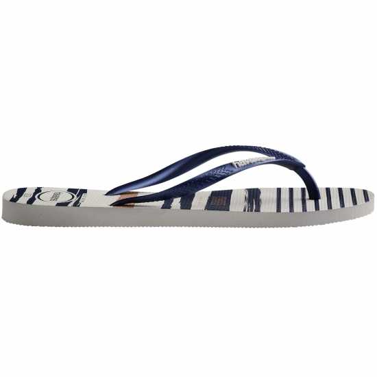 Havaianas Джапанки Hav. Slim Nautical White/navy/white Flip Flops Womens Havaianas Джапанки Hav. Slim Nautical White/navy/white Flip Flops Womens