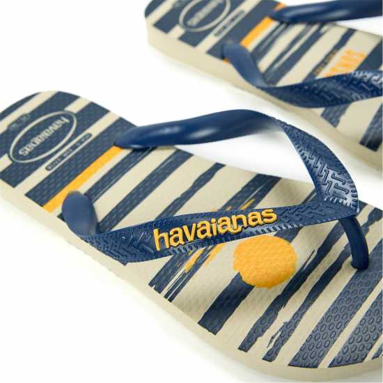 Havaianas Джапанки Hav. Top Nautical Beige/navy 35/36 Flip Flops Womens Havaianas Джапанки Hav. Top Nautical Beige/navy 35/36 Flip Flops Womens