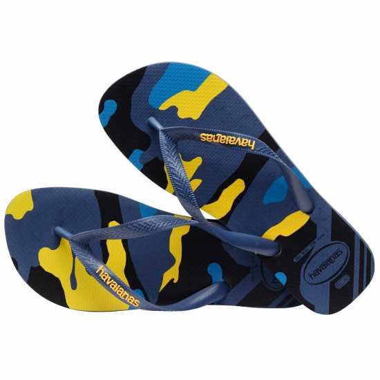 Havaianas Джапанки Hav. Top Camu Indigo Blue 39/40 Flip Flops Womens Havaianas Джапанки Hav. Top Camu Indigo Blue 39/40 Flip Flops Womens