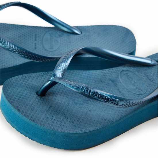 Havaianas Джапанки Hav. Slim Flatform Comfy Blue 41/42 Flip Flops Womens Havaianas Джапанки Hav. Slim Flatform Comfy Blue 41/42 Flip Flops Womens