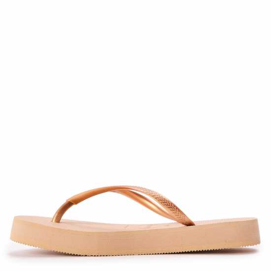 Havaianas Джапанки Hav. Slim Flatform Golden 35/36 Flip Flops Womens  
