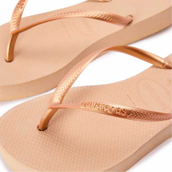 Havaianas Джапанки Hav. Slim Flatform Golden 35/36 Flip Flops Womens  