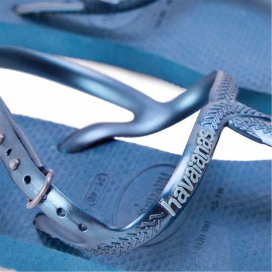 Havaianas Hav. Twist Comfy Blue 35/36 Flip Flops Womens Havaianas Джапанки Hav. Twist Comfy Blue 35/36 Flip Flops Womens