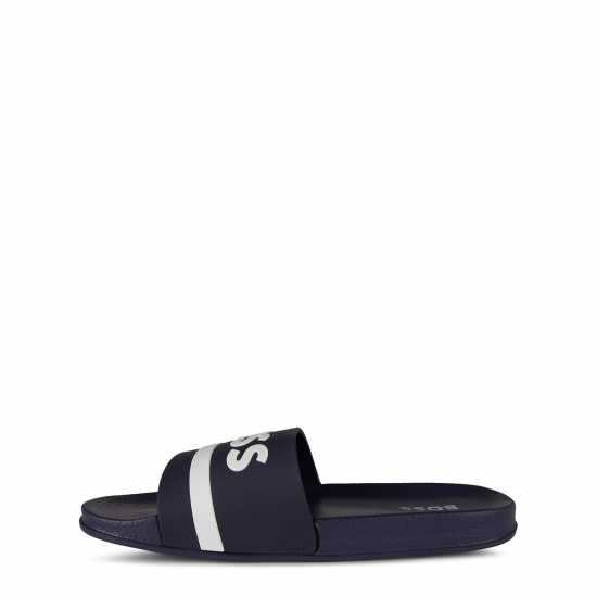 Boss Kids Logo Sliders With Logo Design Sandals Нави 849 Boss Kids Logo Sliders With Logo Design Sandals Нави 849