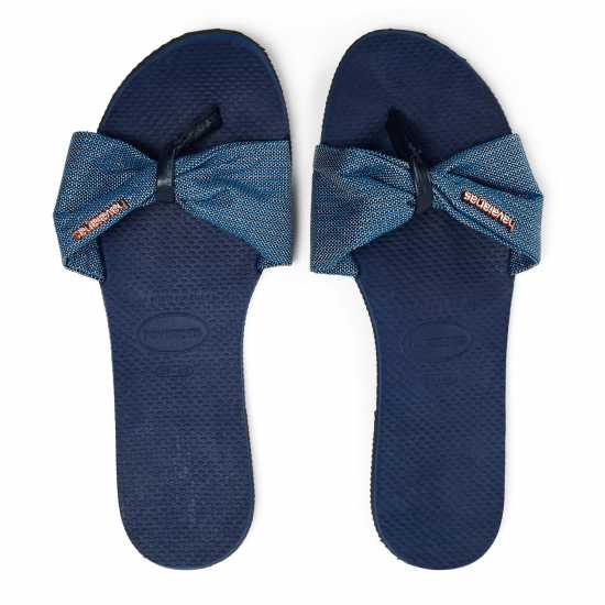 Havaianas Джапанки Hav. You St Tropez Shine Navy Blue Flip Flops Womens  