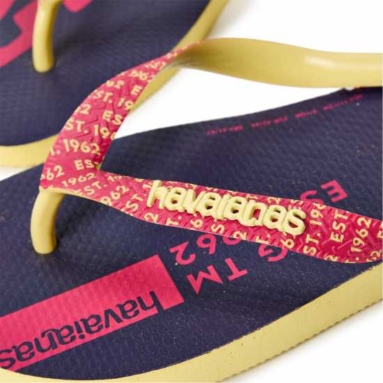 Havaianas Джапанки Hav. Top Logomania Mid Tech Lemon Y Flip Flops Womens  