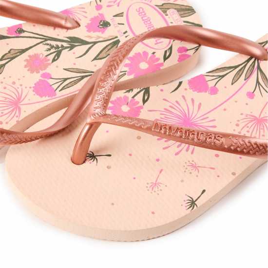 Havaianas Джапанки Hav. Slim Organic Ballet Rose/golde Flip Flops Womens  
