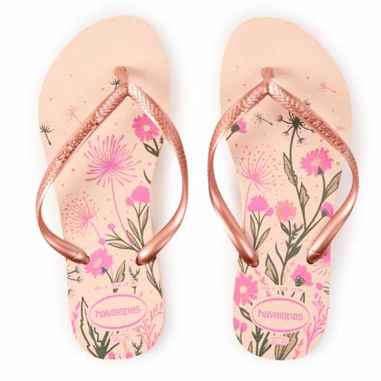 Havaianas Джапанки Hav. Slim Organic Ballet Rose/golde Flip Flops Womens  