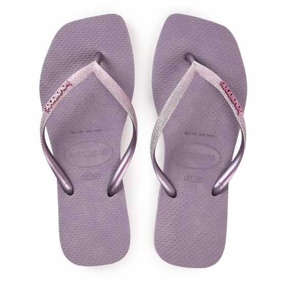 Havaianas Джапанки Hav. Square Glitter Malve 35/36 Flip Flops Womens  