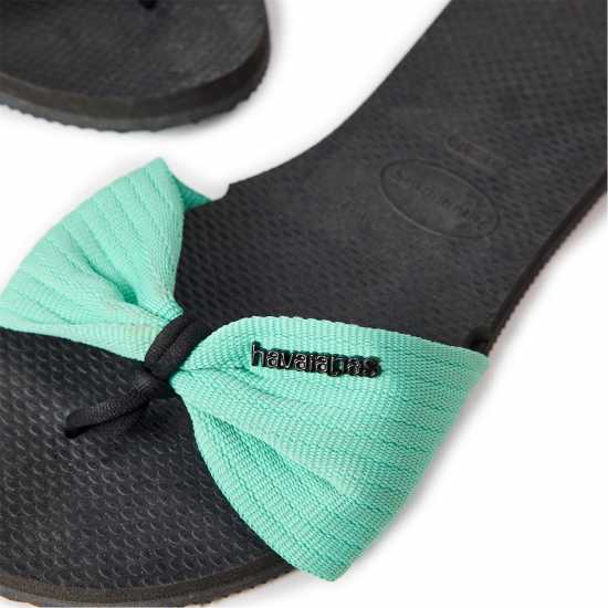 Havaianas Джапанки Hav. You St Tropez Basic Black 39/4 Flip Flops Womens  