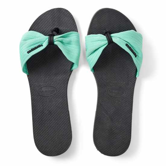 Havaianas Джапанки Hav. You St Tropez Basic Black 39/4 Flip Flops Womens  