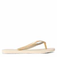Havaianas Джапанки Hav. Slim Glitter Ii Beige 35/36 Flip Flops Womens  Дамски обувки