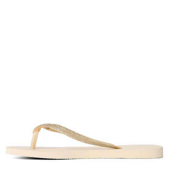 Дамски обувки Havaianas Джапанки Hav. Slim Glitter Ii Beige 35/36 Flip Flops Womens Havaianas Джапанки Hav. Slim Glitter Ii Beige 35/36 Flip Flops Womens Дамски обувки