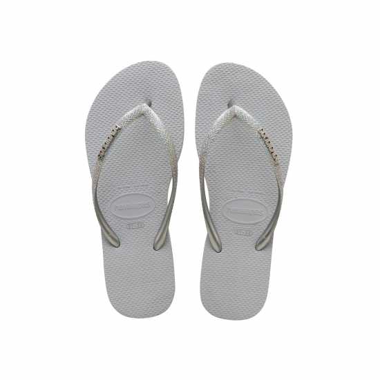 Havaianas Джапанки Hav. Slim Glitter Ii Ice Grey 37/38 Flip Flops Womens  