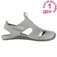 Nike Sunray Protect Sandals Child Boys Grey/White Детски сандали и джапанки