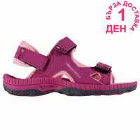 Karrimor Antibes Childs Sandals Raspberry/Pink Детски туристически обувки