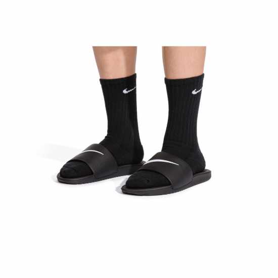 Nike Kawa Junior Slides Black/White Детски сандали и джапанки