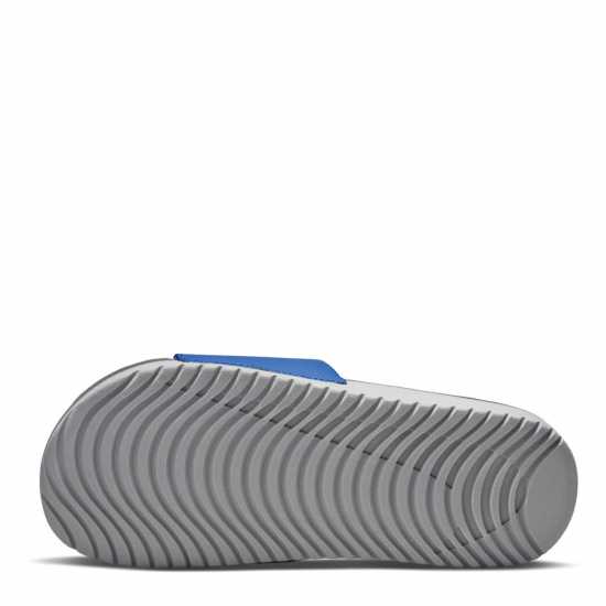 Детски сандали и джапанки Nike Kawa Junior Slides Синьо/Бяло Nike Kawa Junior Slides Синьо/Бяло Детски сандали и джапанки