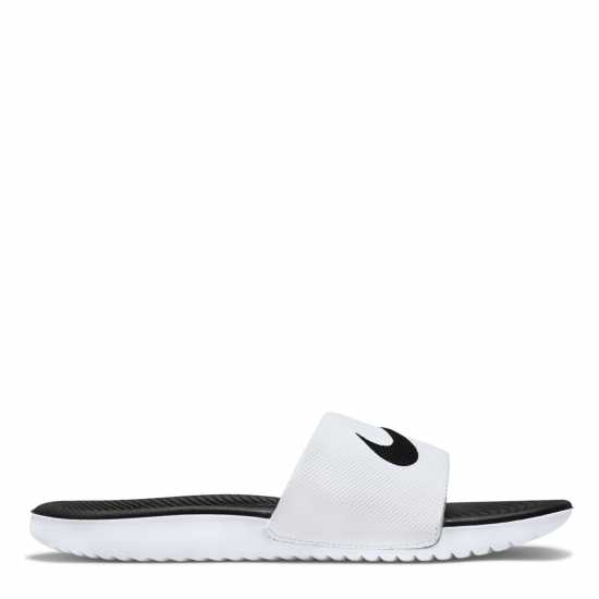 Nike Kawa Junior Slides Бяло/Черно Детски сандали и джапанки