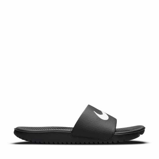 Nike Kawa Junior Slides Black/White 