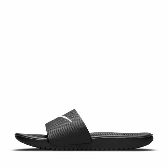 Nike Kawa Junior Slides Black/White 