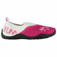 Sale Hot Tuna Childrens Aqua Water Shoes HPink/Wht Детски сандали и джапанки
