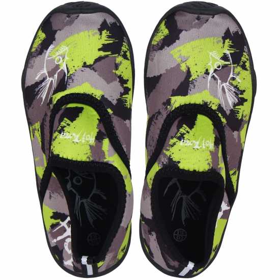 Аква обувки Hot Tuna Tuna Childrens Aqua Water Shoes Зелено Многоцветно Hot Tuna Tuna Childrens Aqua Water Shoes Зелено Многоцветно Аква обувки