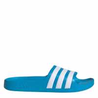 Adidas Duramo Slide Pool Shoes Boys SolBlue/White Детски сандали и джапанки