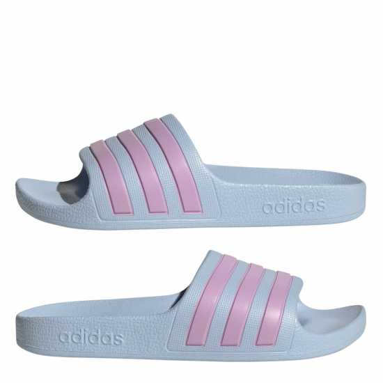 Детски сандали и джапанки Adidas Adilette Aqua Slide Boys Светещ/Син/Лилав Adidas Adilette Aqua Slide Boys Светещ/Син/Лилав Детски сандали и джапанки