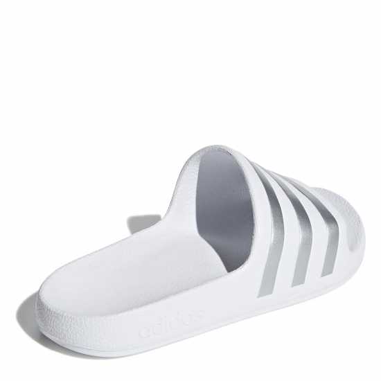 Adidas Adilette Aqua Slide Boys Бяло/сребро Детски сандали и джапанки