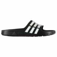 Adidas Duramo Slide Pool Shoes Boys Black/White Детски сандали и джапанки