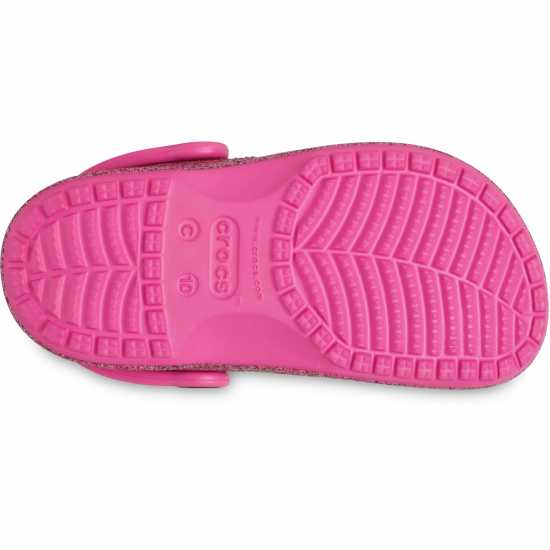 Crocs Baya Clogs Childrens Розово блестящо 