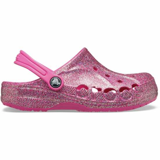 Crocs Baya Clogs Childrens Розово блестящо 