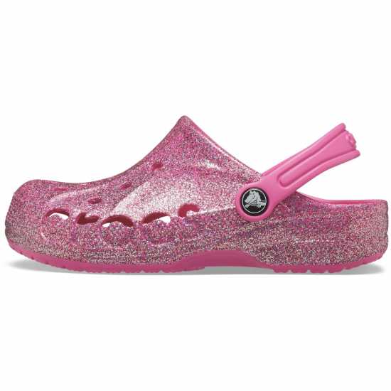 Crocs Baya Clogs Childrens Розово блестящо 
