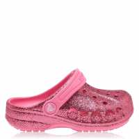 Crocs Baya Childrens Clogs Pink Glitter Детски сандали и джапанки