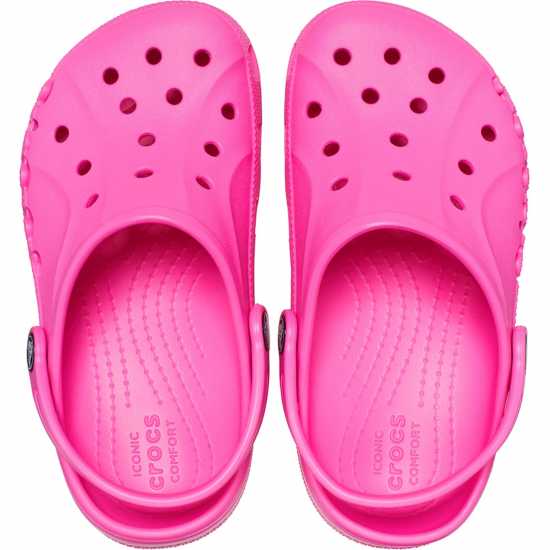 Crocs Baya Clogs Childrens Electric Pink 