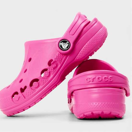 Crocs Baya Clogs Childrens Електрически розово 