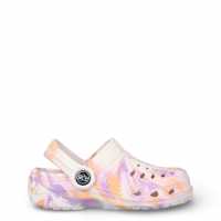 Hot Tuna Cloggs Childrens Pink Marble 